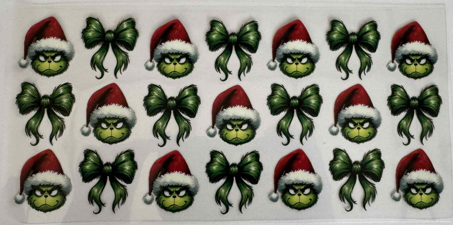 Grinch & Bow Wrap