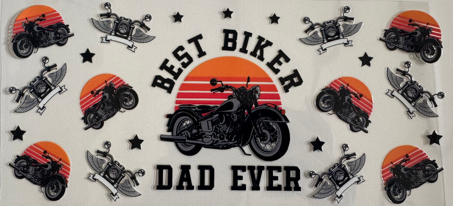 Best Biker Dad Ever Wrap
