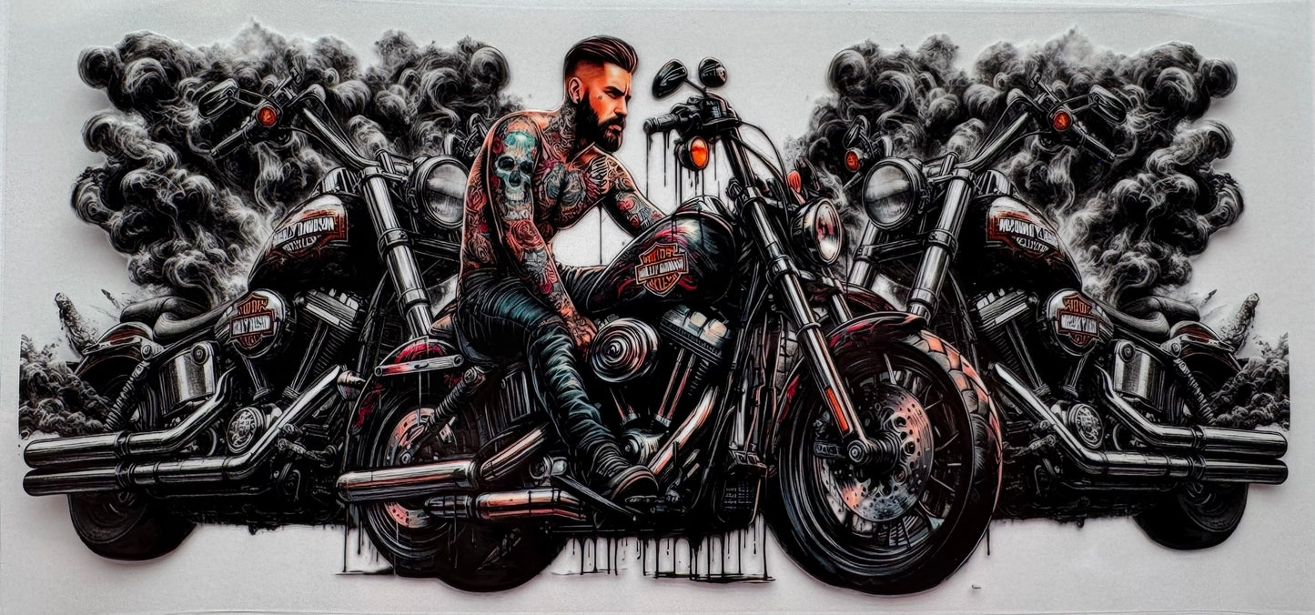 Harley Davidson Guy Wrap