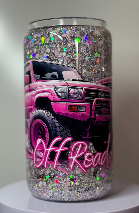 16oz Off Road Queen Glass Tumbler