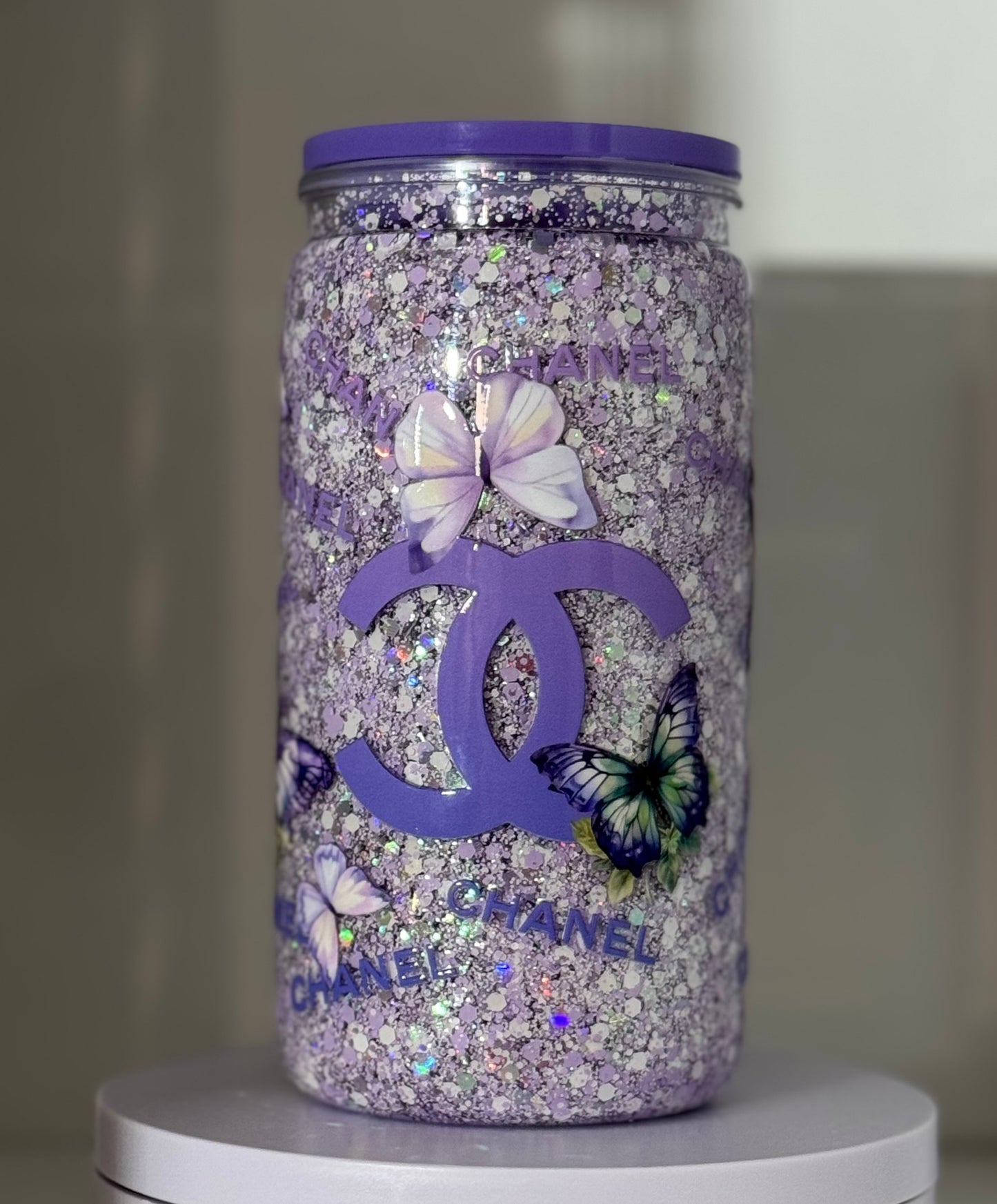 Chanel 16oz Snow Globe Tumbler
