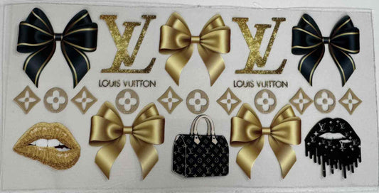 Black & Gold Louis Vuitton Wrap