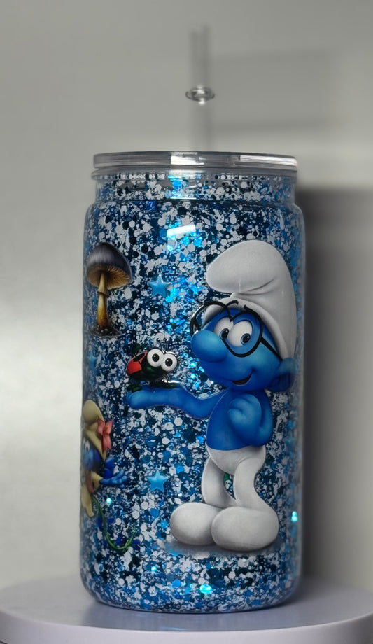 16oz Smurfs Acrylic Tumbler
