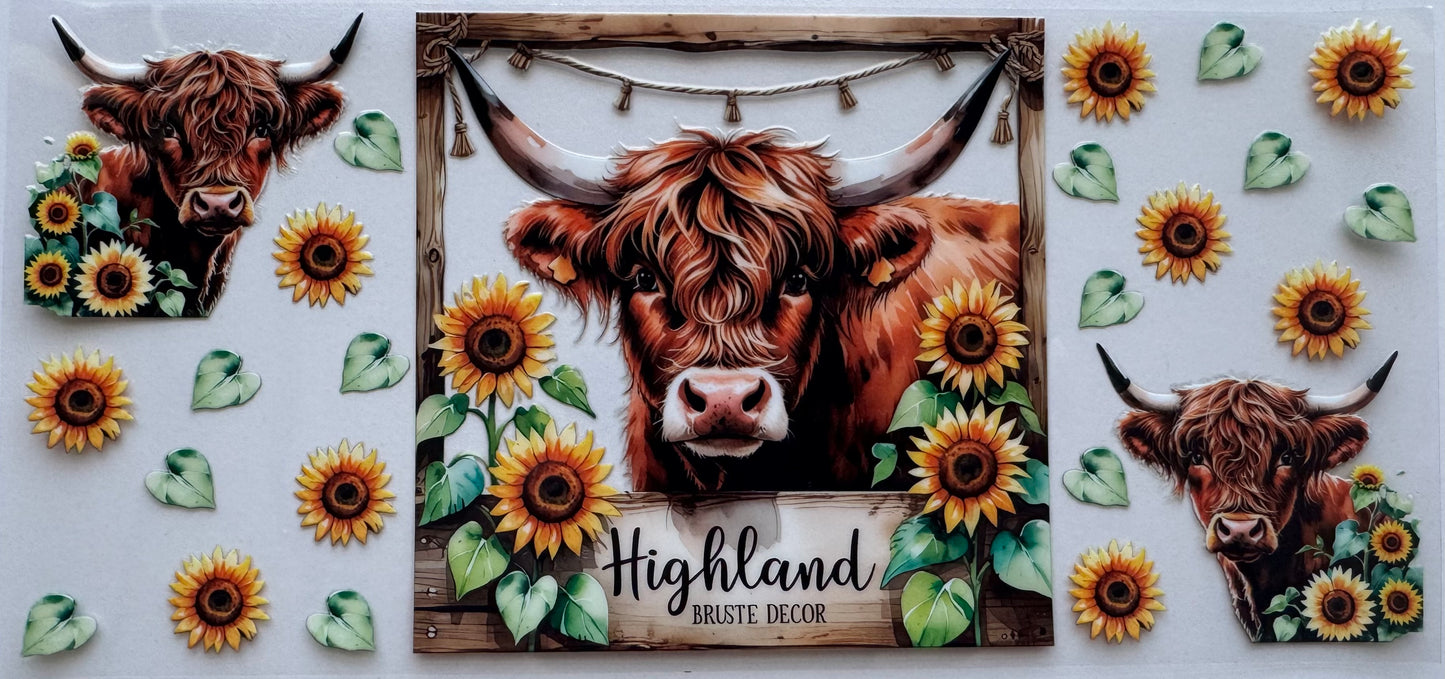 Highland Cow #4 Wrap