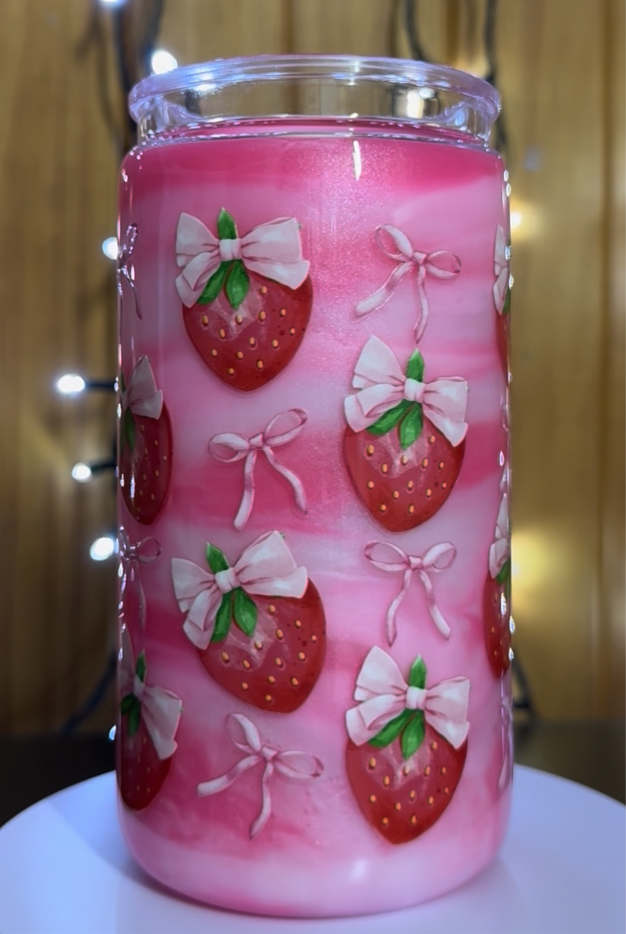 Strawberries & Cream 16oz Tumbler