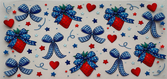 Strawberry & Bow #2 Wrap