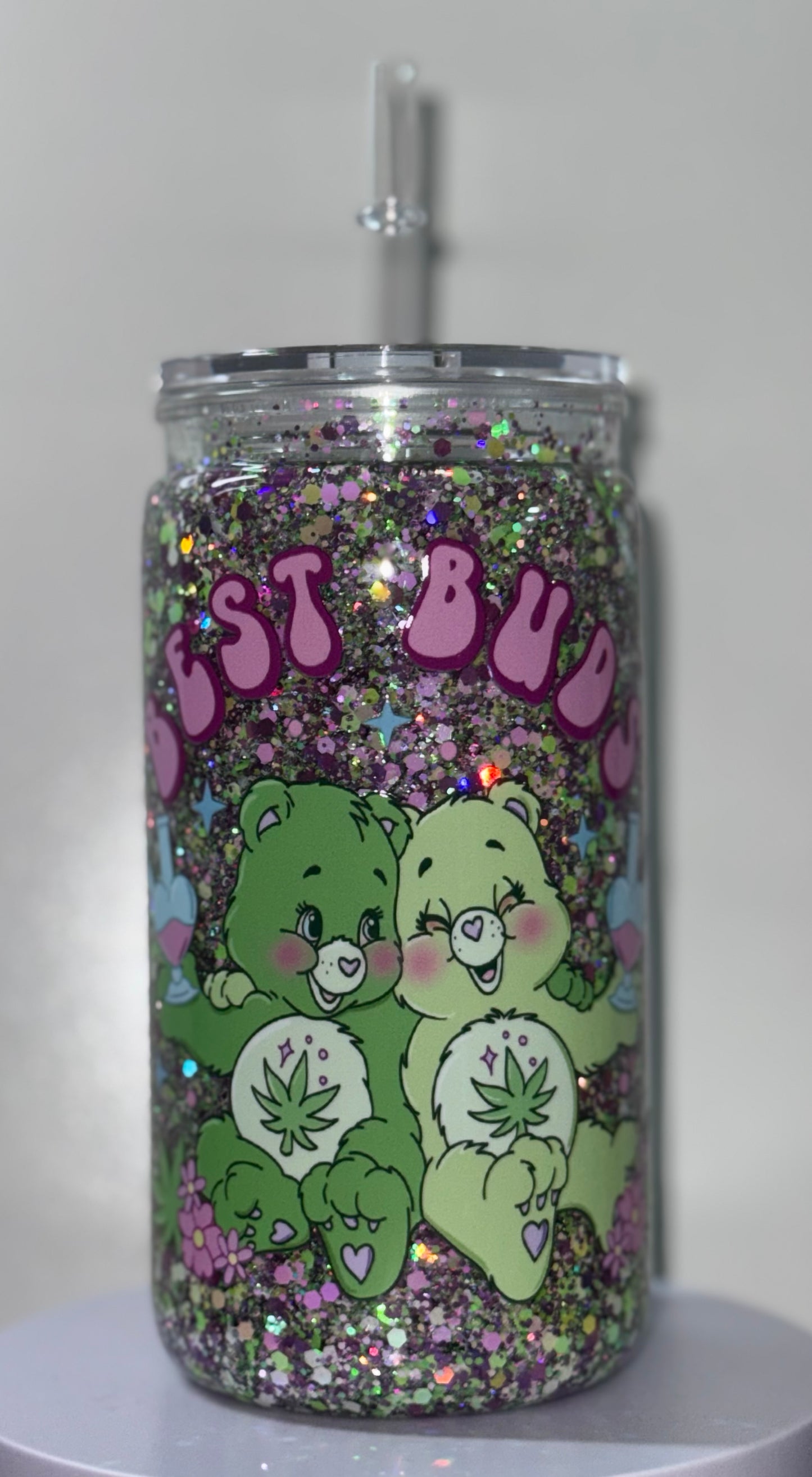 16oz  Best Buds Acrylic Tumbler