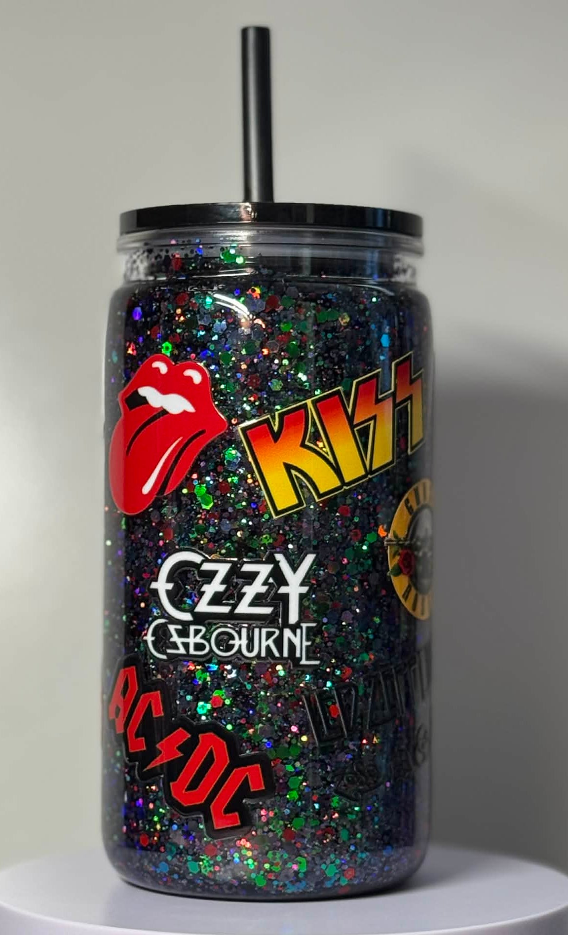 16oz Rock Bands Acrylic Tumbler
