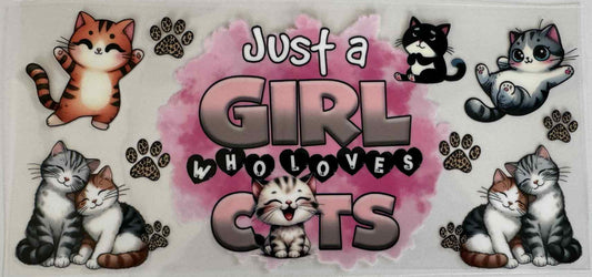 Just a girl who loves cats Wrap