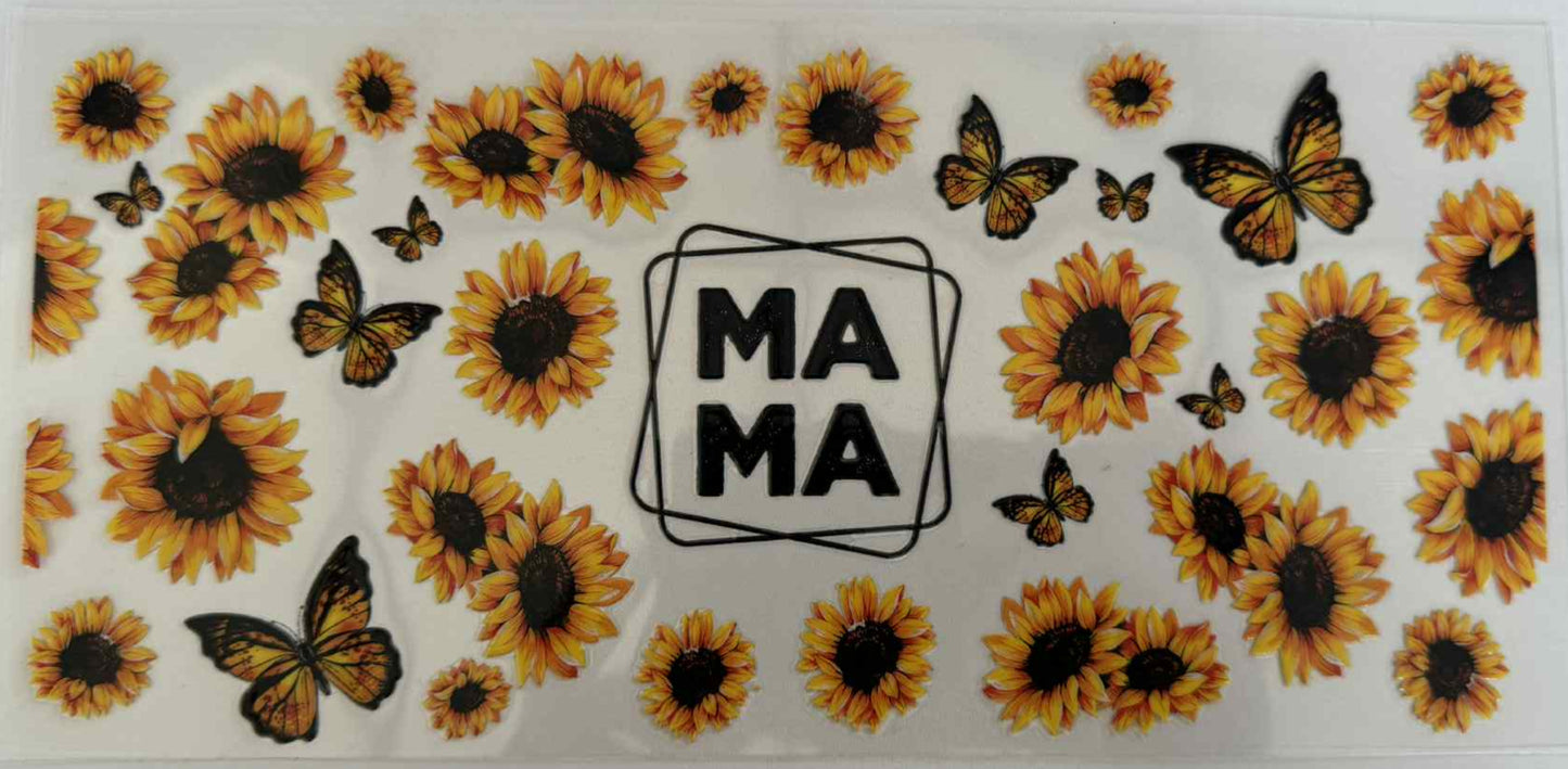 Butterfly Sunflower Mama Wrap