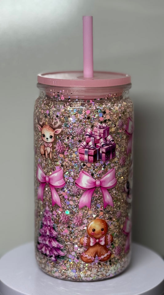 16oz Christmas Acrylic Tumbler