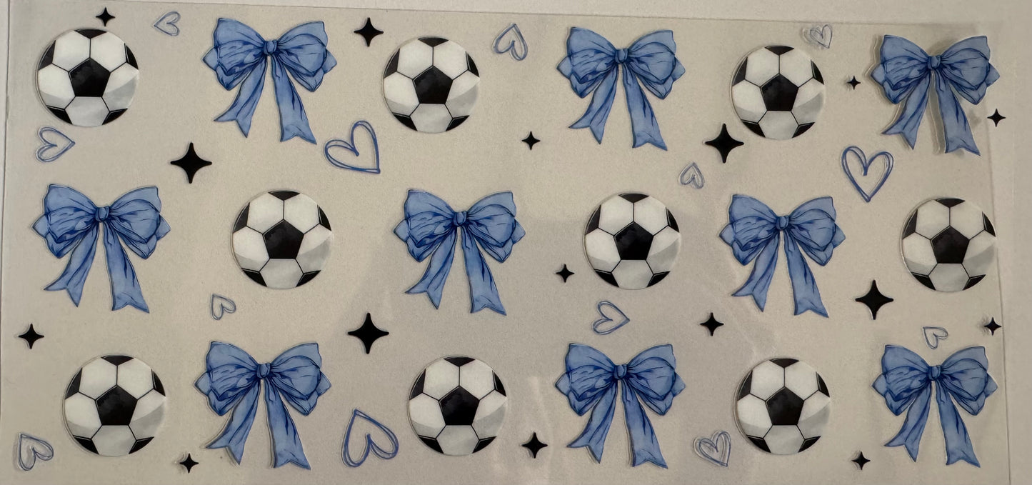 Soccer Ball & Bow Wrap