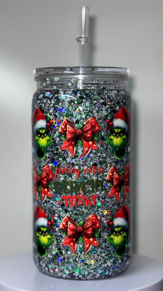 16oz Grinch Acrylic Tumbler