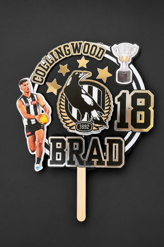 Collingwood Cake Topper