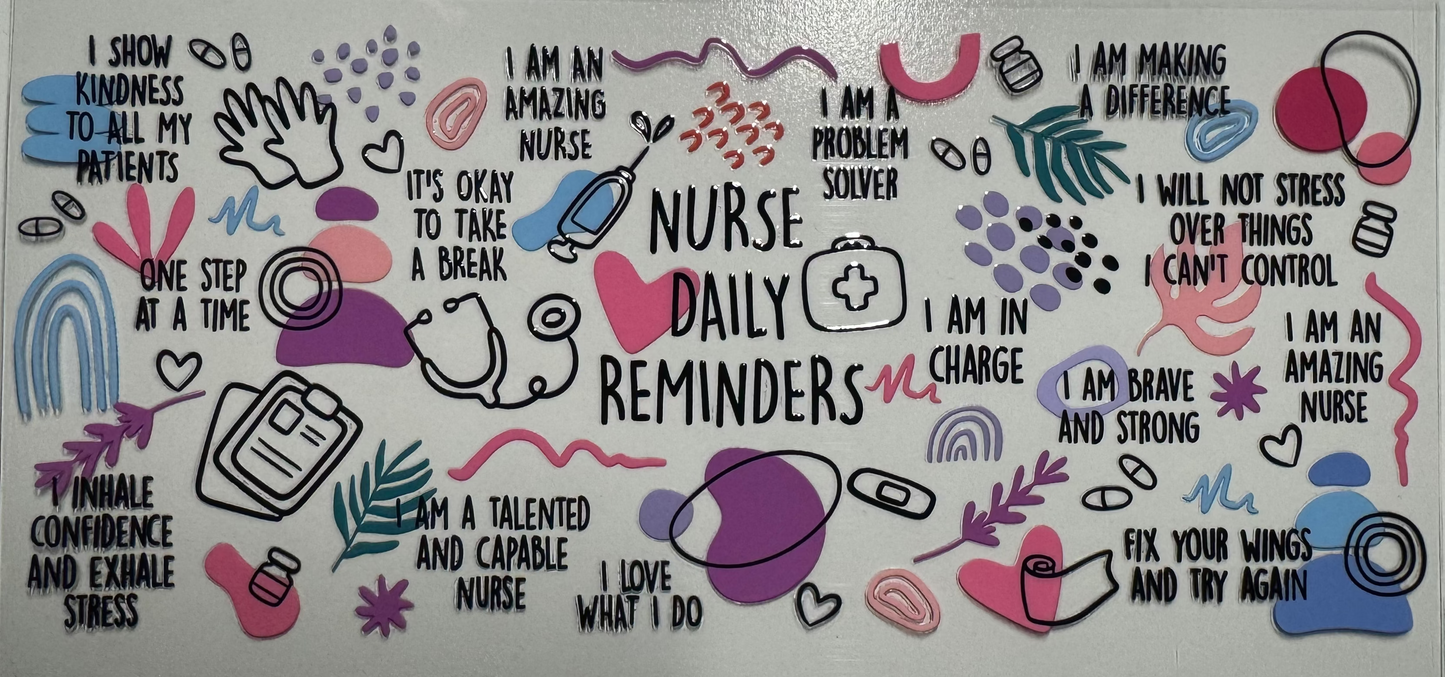 Nurse Daily Reminders Wrap