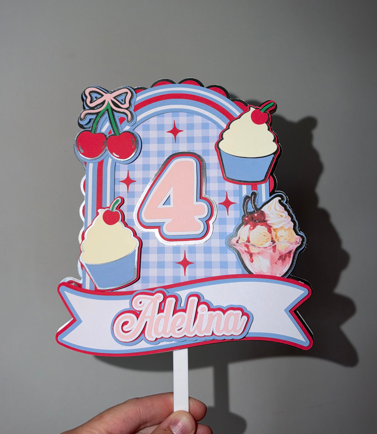 Cherry Cake Topper
