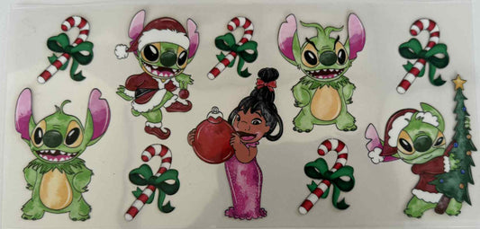 Christmas Lilo & Stitch Wrap