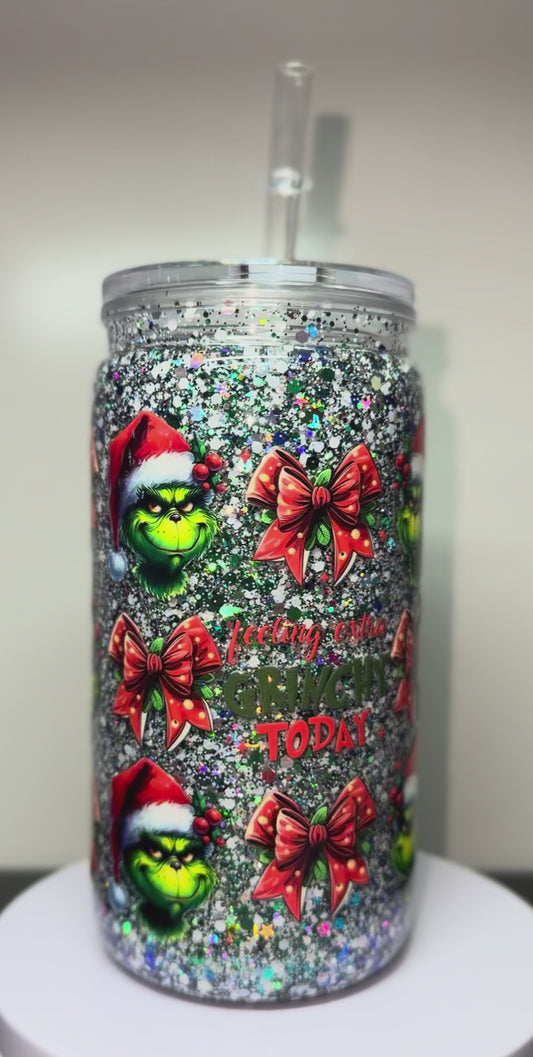 16oz Grinch Acrylic Tumbler