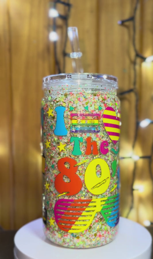 16oz 80's Acrylic Tumbler